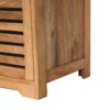 Shutter Shoe Bench, 3 Drawer - Oak - Image 8