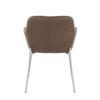 Daniella - Contemporary Dining Chair (Set of 2) - Chrome / Espresso - Image 5