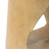 Mgo Hollow Side Table With Wood - Like Texture - Natural - Image 8