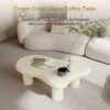 Cloud Shaped Coffee Table For Living Room - Beige - Image 8