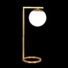 Globe - Table Lamp Opal With Dimmer Switch Inline - Gold / White - Image 2