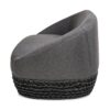 Willow - Upholstered Patio Deep Seating Sofa - Graphite Gray / Black - Image 6