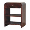 Aspen - Open Bedside Table - Dark Brown - Image 2