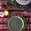 Plastic Charger Plate (Set of 6) - Gold - Image 5