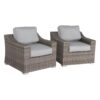 Patio Chair With Cushions (Set of 2) - Gray Mix - Image 6