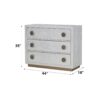 Anpu - Faux Crocodile Skin Console Cabinet - Silver - Image 13