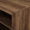 Modern Transitional 3 Shelf Open Storage 70" TV Stand For 80" TVs - Rustic Oak - Image 3