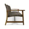 Outdoor 3 Seater Sofa With Rattan Cover - Gray - Image 6