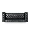 Comfy 3 Seat Sofa & Wooden Legs, For Living Room And Study - Black - Image 7
