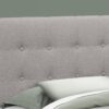 Queen Size, Bed Headboard Only, Upholstered, Durable Construction - Gray - Image 4