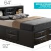 Marilla - Queen Storage Bed - Black - Image 7