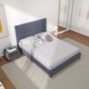Donald - Queen Mid Century Modern Platform Bed - Gray - Image 17