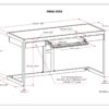 Erina - Desk - Rustic Natural Aged Brown - Image 9