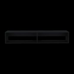 Moore - Floating TV Stand Living Room Storage - Black