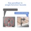 Modern 360° Pull Down Kitchen Faucet With 4 Spray Modes, Stainless Steel - Gunmetal Black - Image 8