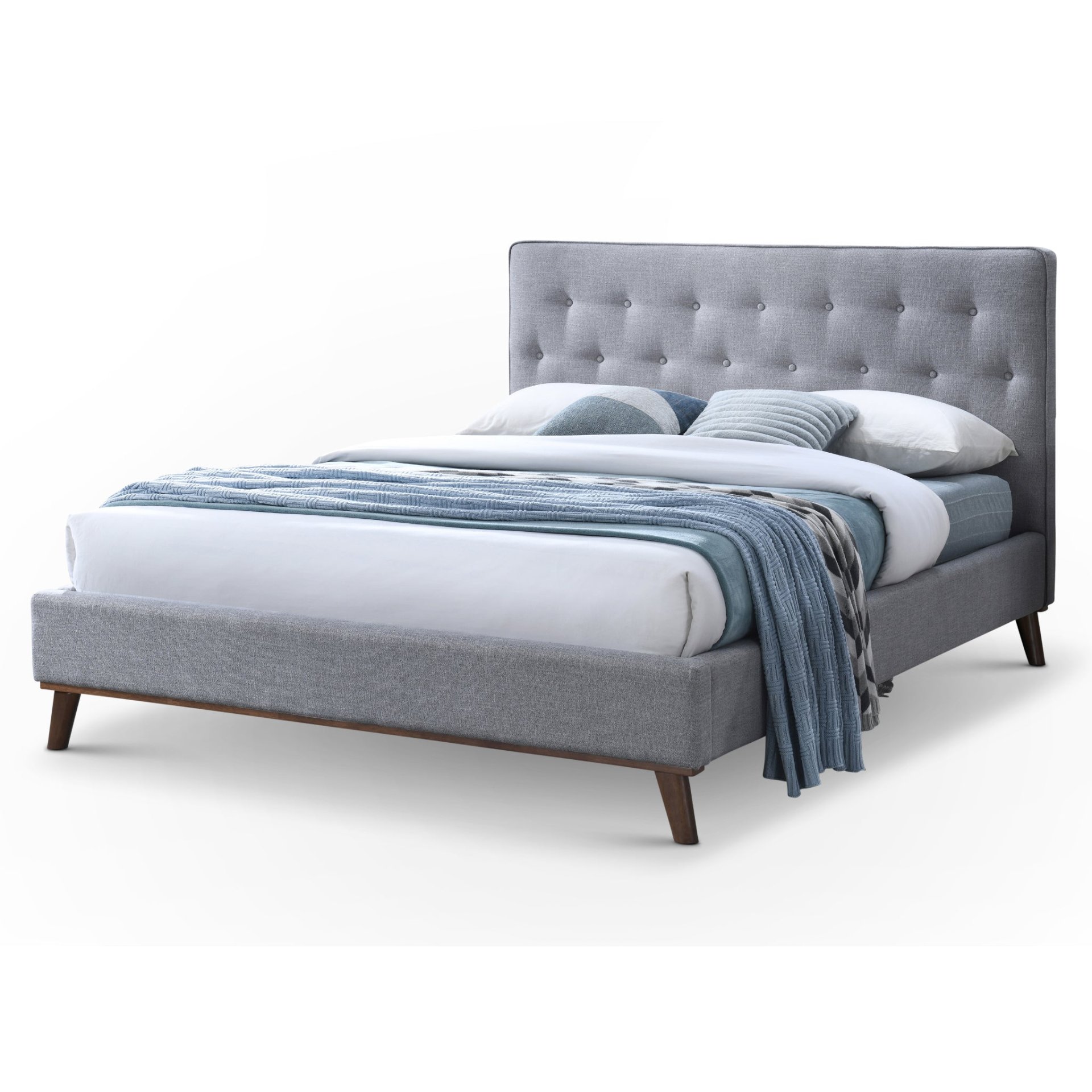 Graceville - King Size Platform Bed - Gray - Image 2