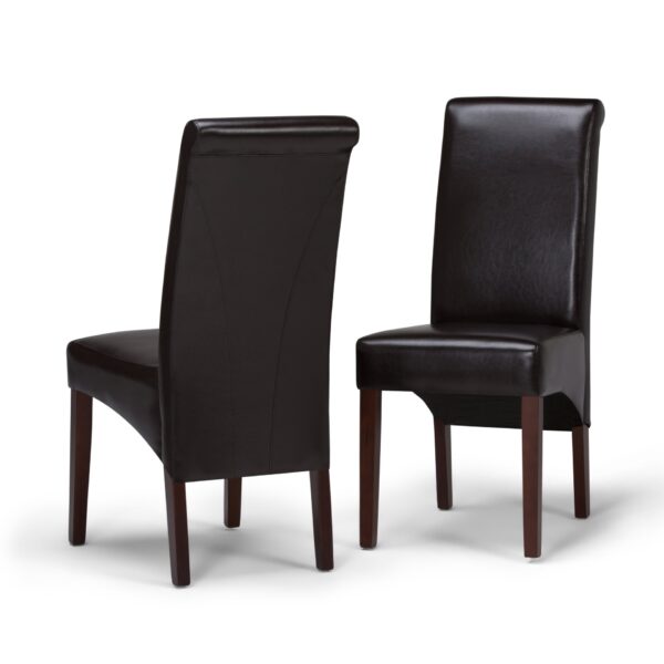 Avalon - Deluxe Parson Dining Chair (Set of 2) - Tanners Brown