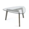 Modern Wooden Coffee Table With Storage Shelf - Gray - Image 5