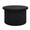 Coffee Table (Set of 2), Round Coffee Table, Modern Side Tables Accent End Table For Living Room - Black - Image 13