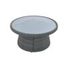 10 Piece Outdoor Sectional Half Round Patio Rattan Sofa Set, Wicker Conversation Furniture Set For Free Combination - Light Gray - Image 24