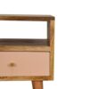 Mini Blush Hand Painted Bedside Table - Blush - Image 18