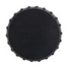 Outdoor End Table With Outstanding Studded Design - Matte Black - Image 6