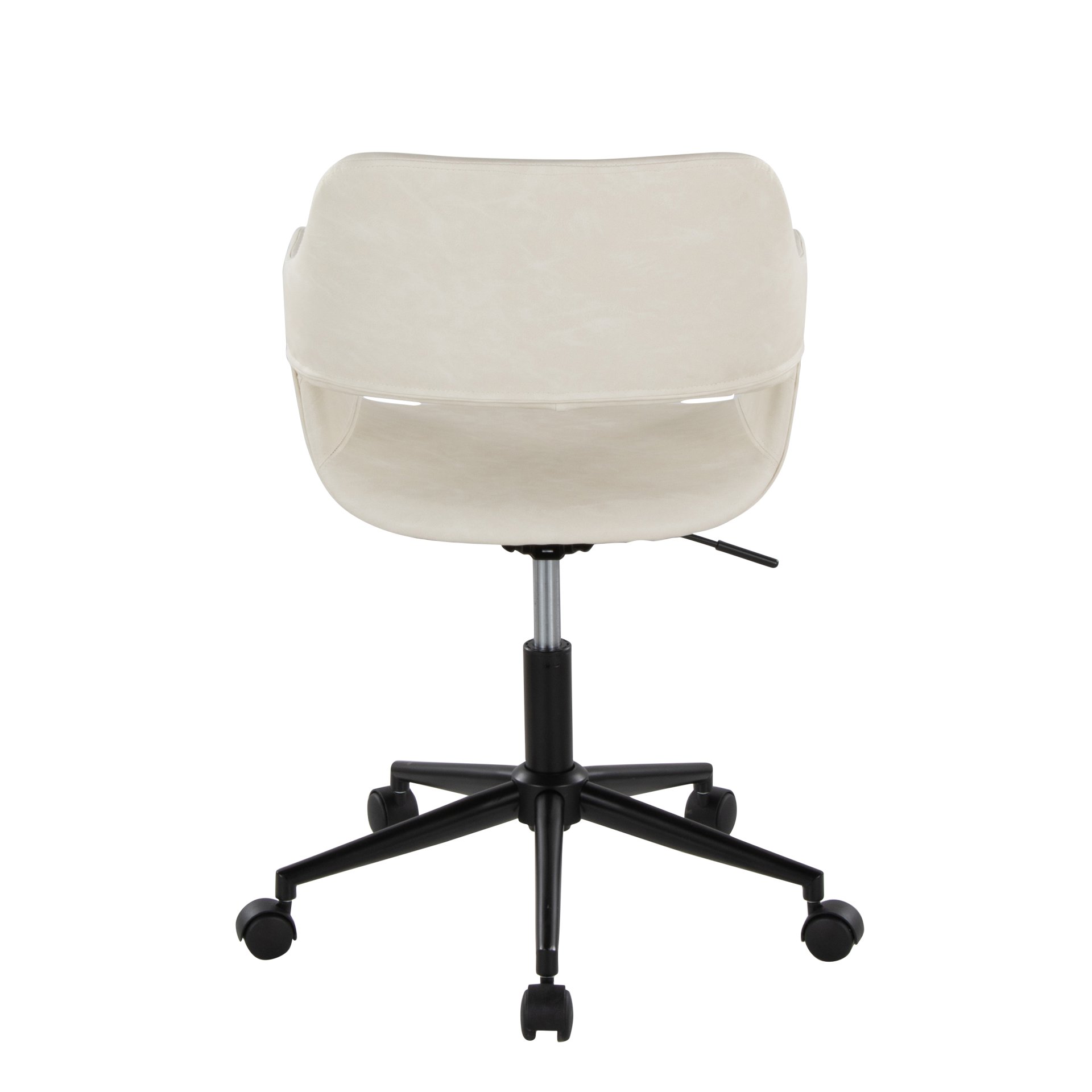 Margarite - Contemporary Task Chair - Black / Cream - Image 4
