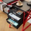 Drafting Table With Stool - Red - Image 12