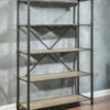 Itzel - Bookshelf - Gray / Oak - Image 9