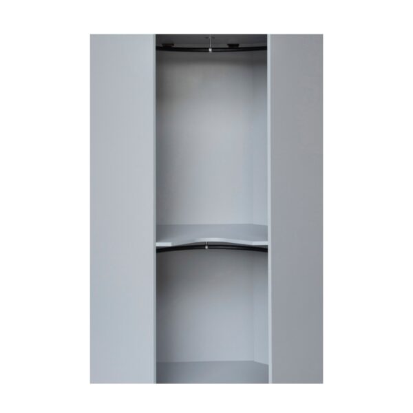 Polygon - Corner Wardrobe - Gray