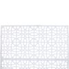 Outdoor & Indoor Metal Privacy Screen Freestanding Decorative Privacy Screen - White - Image 11