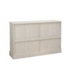 Vintage Sideboard With 2 Drawers And Four Doors For Living Room, Bedroom, And Kitchen, Room Storage Cabinet, Vintage - White - Image 8