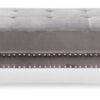 Ottoman For Contemporary Homes - Gray - Image 2