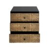 3 Drawer Cabinet, Suitable For Bedroom - Black - Image 11