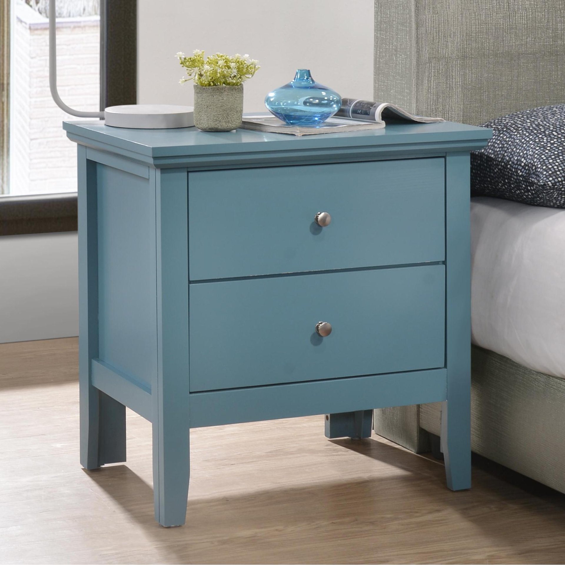 Primo - Nightstand - Teal - Image 2