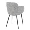 Boyne - Contemporary Chair (Set of 2) - Black / Dark Gray - Image 4
