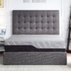 Renew - 11" California King Size Cooling Gelcare Memory Foam Mattress - Gray - Image 13