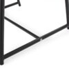 Modern Outdoor Iron Conrad Side Table - Matte Black - Image 7