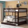 Full Over Full Bunk Bed With Ladders And 2 Storage Drawers - Espresso - Image 11