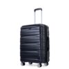 Luggage Set Of 5 Pieces, Expandable Hard Pc Luggage Set With Tsa Lock For Rotating Wheels, Lightweight Rolling Luggage - Black - Image 12