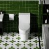 Gloss Tornado Flush 1 Piece Elongated Toilet With Siphonic Side Press, ADA Comfort Chair Height - Gloss White - Image 5