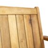 Tambora - Porch Swing Acacia Wood Slat Design - Teak - Image 10