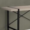 Computer Desk For Home Office, Laptop, Contemporary, Versatile Placement - Taupe - Image 8