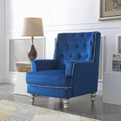 Traditional Chair - Navy Blue