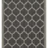 Sunshine - 2'7" X 7'3" Polypropylene Indoor, Outdoor Area Rug - Anthracite - Image 2