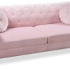 Elegant Contemporary Sofa - Pink - Image 11