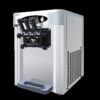 Commercial Desktop Ice Cream Machine, 25-30L / H Production Capacity, With 2X6L Hopper, 2000W Power, Soft Ice Cream Machine For Restaurants And Snack Shops, Three Flavors - Silver - Image 3