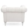 1 Seater Sofa - White - Image 11