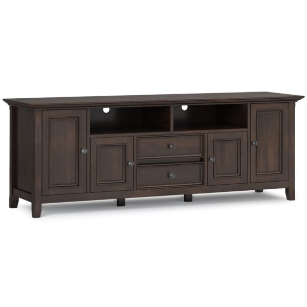 Amherst - Wide TV Media Stand - Brunette Brown