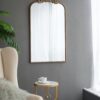 Arch Mirror, Baroque Inspired Wall Decor For Bathroom, Bedroom, Living Room - Gold - Image 7
